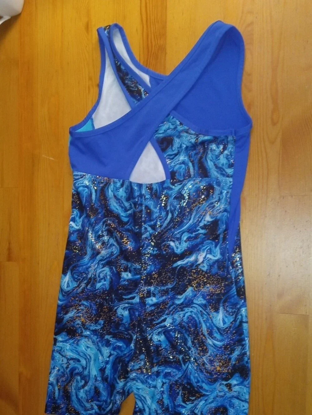Danskin Now Royal Blue Athletic One-Piece
